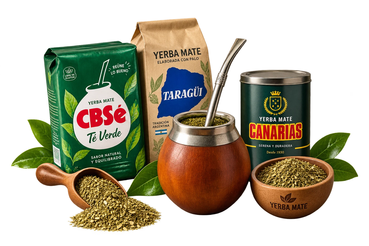 Yerba mate y accesorios